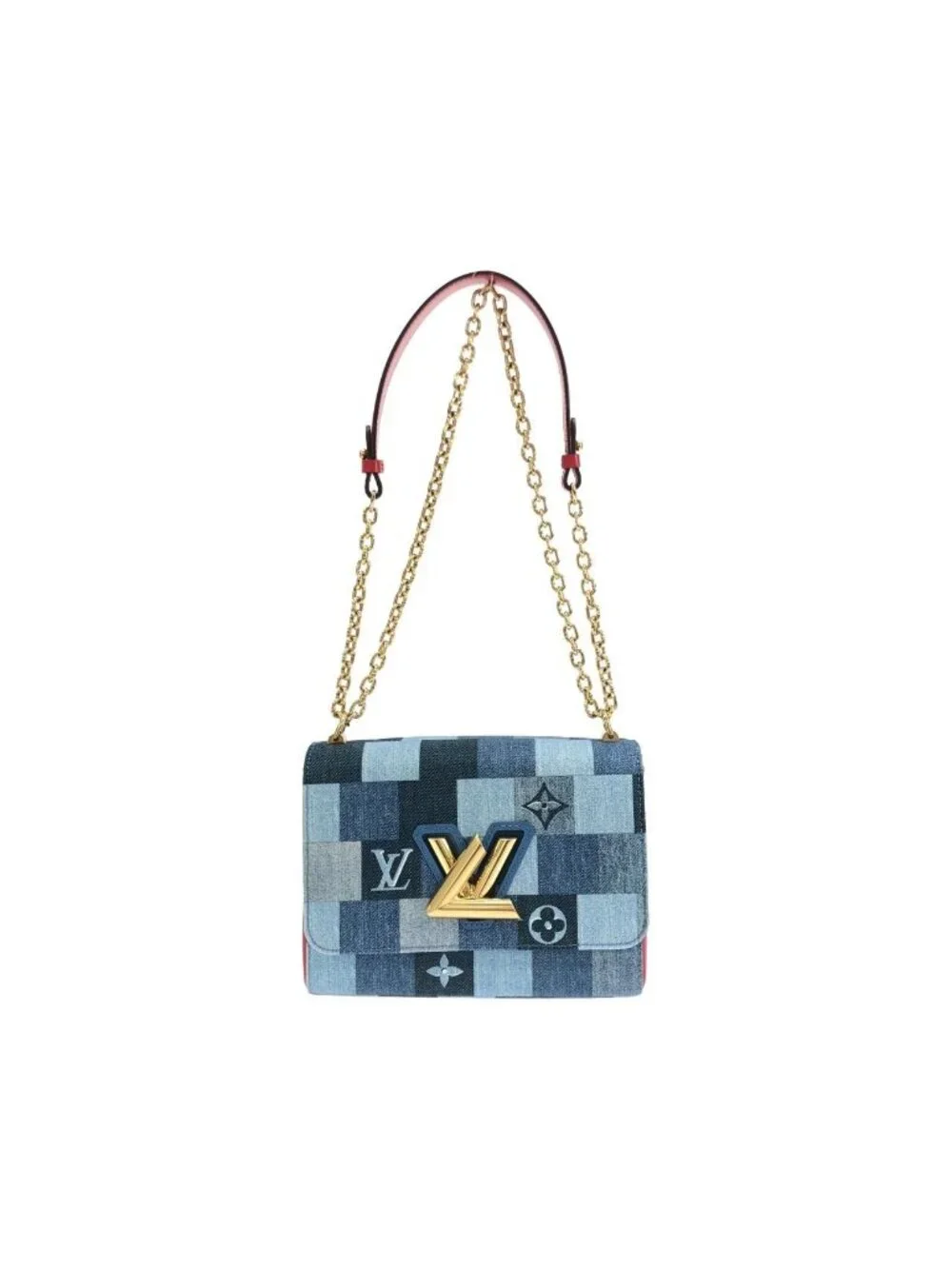 Louis Vuitton Denim Monogram Twist MM Shoulder